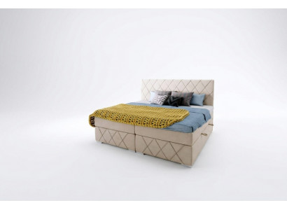 Boxspring Bett Komplett Set Duebel Matratz Topper Better Funktioun Këscht Hotel