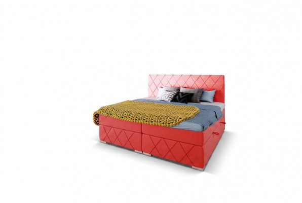 Exzellent modern duebelt Box-Spring-Bett fir d'Schlofzëmmer