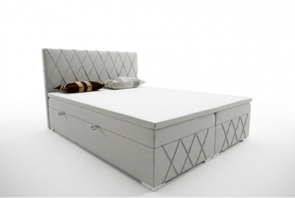 Boxspringbett Hotel Duebelbett Textil Luxus Better Gepolstert Bettekëscht Funktioun