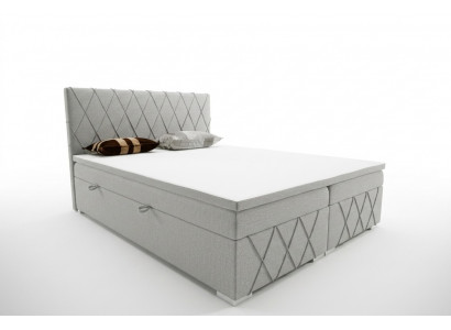 Boxspringbett Hotel Duebelbett Textil Luxus Better Gepolstert Bettekëscht Funktioun