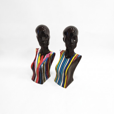Abstrakt Skulptur Fraenbüste 58 cm Stil Statuen Skulpturen Figuren Wunnzëmmer