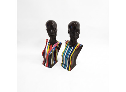 Abstrakt Skulptur Fraenbüste 58 cm Stil Statuen Skulpturen Figuren Wunnzëmmer