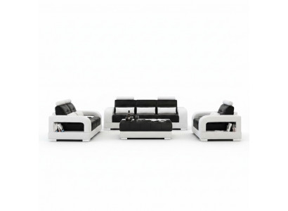 Designer Garnitur Sofagarnitur mat USB, Polster Sofa Polstergarnitur Nei H2209