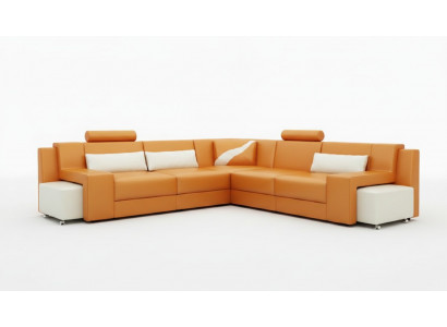 Wohnlandschaft Polster Ecksofa mat USB Garnitur Landschaft Lieder V015B Nei