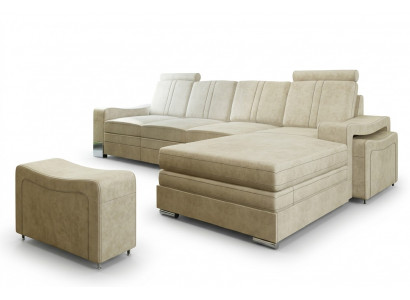 Textilcouch mat USB Stoffsofa Stoffcouch Ecksofa Sofa Polster Garnitur Eck Nei