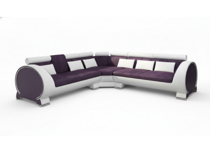 Ecksofa VIGO "LT01" Eckcanapé Canapé USB Ecksuite Liederkanapé Lieder Textil Stoff