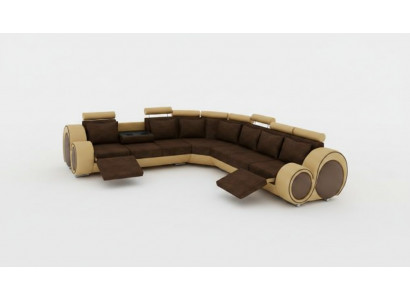 Textilsofa +USB, Designer-Ecksofa Wunnlandschaft Eck Nei Garnitur Lieder