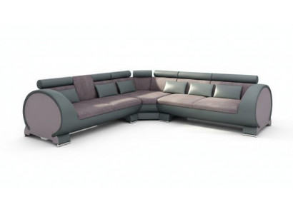 Ecksofa VIGO "LT01" Eckeckcouch + USB, Sofa Eckeckgarnitur Ledersofa Lieder Textil Stoff
