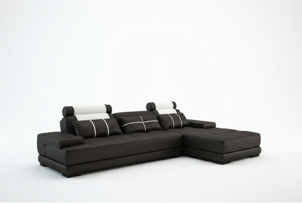 Liederdivan Eckdivan Divan + USB Polster Eck Designer Divanen Couchen Nei Paräis Wäiss