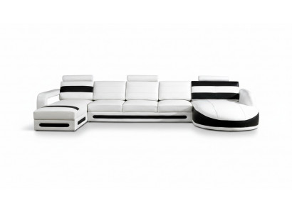 Wunnlandschaft Sofa mat USB Ecksofa Eckcouch Polster Garnitur Eck Eck Sofas XXL