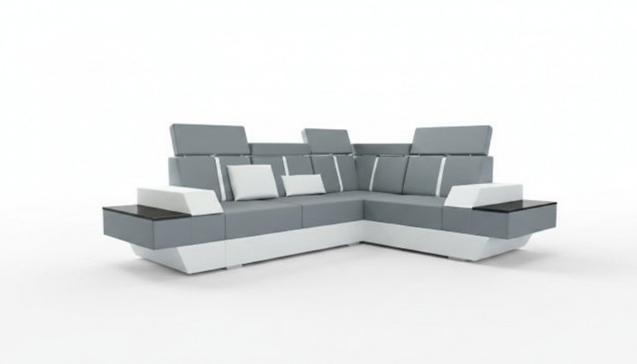 Design Liederdivan USB Wunnlandschaft Polsterdivan Eckdivan Eckcouch Moossgemaach