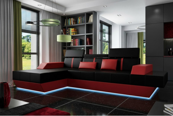 Liederdivan Wunnlandschaft Couch Sofa Ecksofa USB Lieder Polster Moossanfertigung