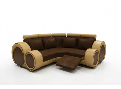 STOFFSOFA WOHNLANDSCHAFT CANAPÉ RELAXFUNKTIOUN COUCH ECKCANAPÉ Moossteschung USB
