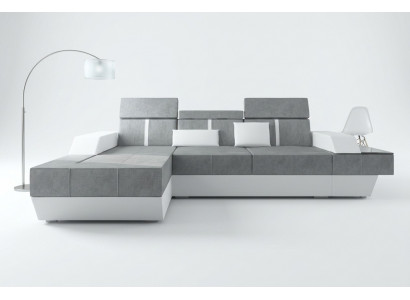 Stoffcouch Eckcouch Textil Stoff Wunnlandschaft Polster Nei Textilcouch Couch + USB