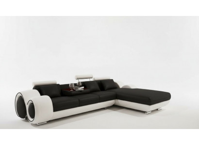 Patentéiert Design Ecksofa Sofa + USB, Polster Lieder Ecke Wunnlandschaft BERLIN
