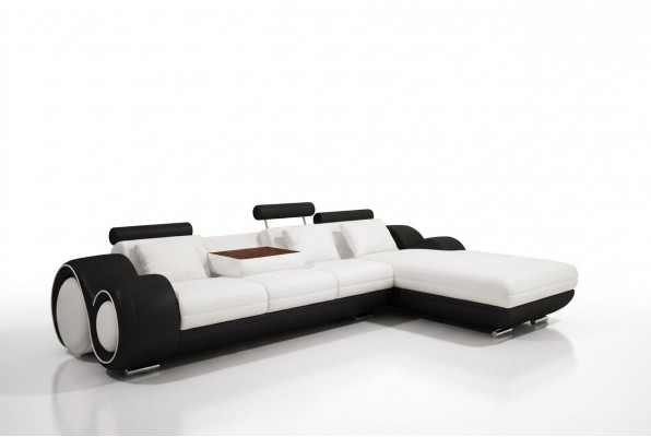 Patentéiert Design Eckcanapé Sofa + USB Polster Lieder Eck Wunnlandschaft BERLIN