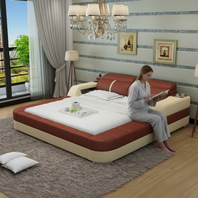 Luxus Liederbett USB Design Polstersbetter Duebel Modern Ehe140/160/180 LB8823