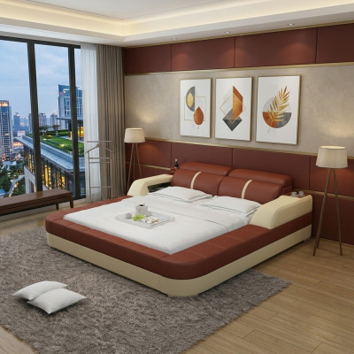 Luxus Liederbett USB Design Polstersbetter Duebel Modern Ehe140/160/180 LB8823