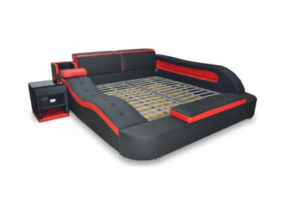 Duebel Luxus Liederbett +USB Polster Better Modern Hotel Multifunktioun