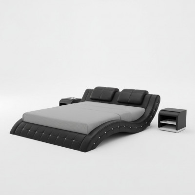 Luxus Liederbett USB Design Polstermetter Duebel Modern Ehe140/160/180 LB8824