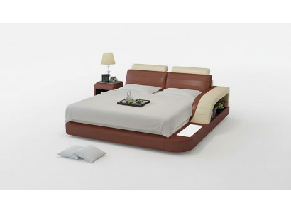 Modern Schlofkummer Bett Héichwäertegt Design Better Polster Multifunktion +USB