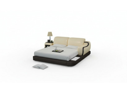 Design Bett XXL Grouss Better Hotel Polster 200x200 Multifunktioun Regal USB Lieder