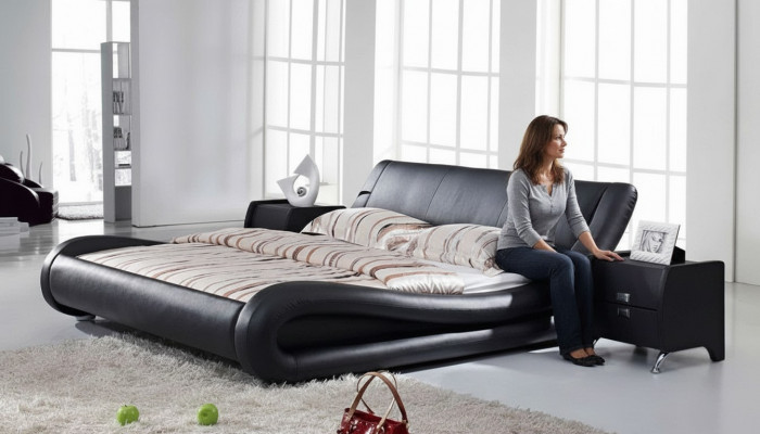 XXL Duebelbett Liederbett Bett Better mat USB, Lieder Designer 4761