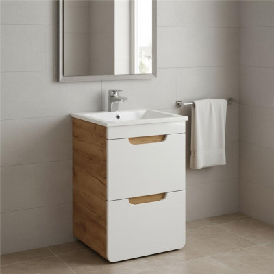 Design Wäschbëcken 50cm Buedzëmmer Wäschtdësch Bued Bëcken