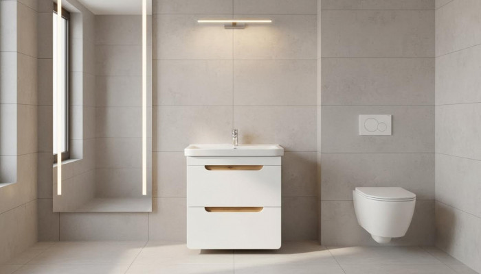 Design Wäschbecken 57cm Buedzëmmer Wäschdësch Bad Becken