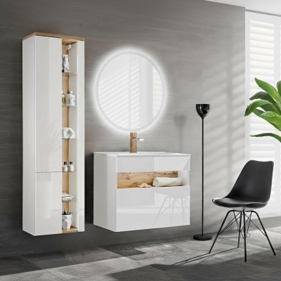 Design Buedzëmmer Miwwelen Bad 3-Stéck Set Garnitur Schaf Wäschbecken