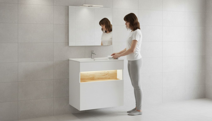 Lavabo Wäschstëll Keramik Becken Buedzëmmer Wäschstëll