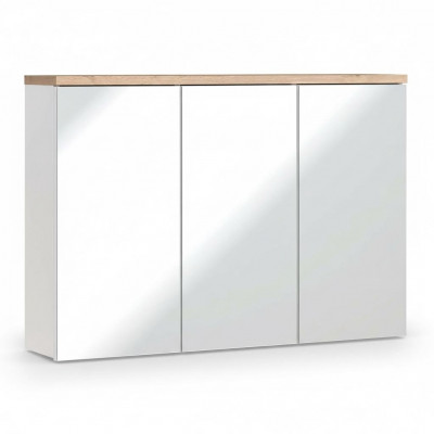 Spigelkouder Wandkouder Buedzëmmerkouder mat Spigel 100 cm