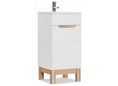 Lavagé Lavabo Lavagen Buedzëmmermiwwel Ënnerschränk + Lavabo Héichglanz