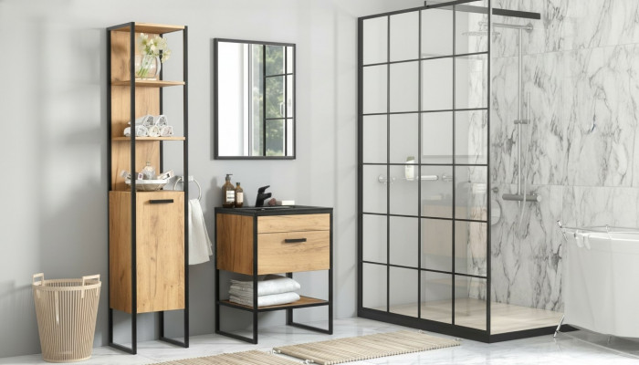 Design Buedzëmmer Miwwelen Bad 5 Stéck Set Garnitur Schaf Wäschbecken