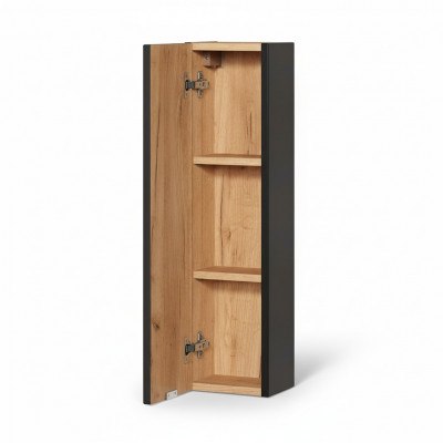 Buedzëmmer Buedzëmmermiwwelen Regal Schaf Braun Schief Apdikt Holz