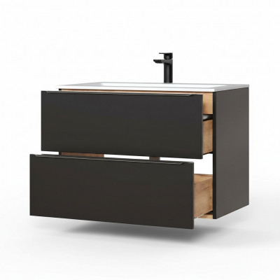 Luxus Wäschbecken Waschtisch Ënnerschaf Schaf Becken Waschtëscher Buedzëmmer 80cm