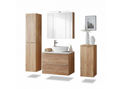 Design Buedemzëmmer Miwwelen Bad 4 tlg. Set Garnitur Schaf Wäschbecken