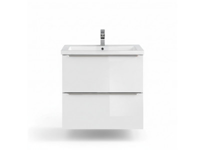Buedzëmmer Miwwel Set 60cm Wäschbecken mat Ënnerschaf Dekorativ Modern Wäschdësch
