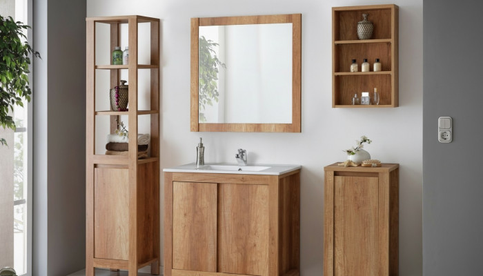 Design Buedzëmmer Miwwelen Bad Set Dekorativ Garnitur Schaf Wäschbecken