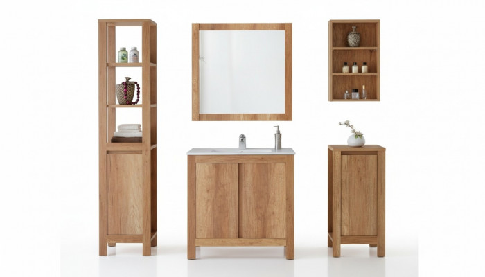 Design Buedzëmmer Miwwelen Bad Set Dekorativ Garnitur Schaf Wäschbecken