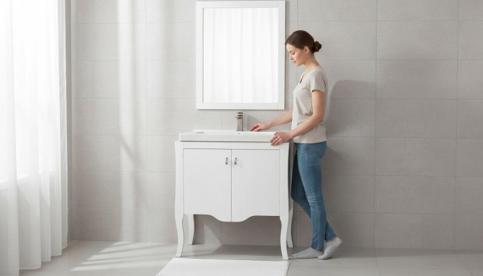 Spullbecken Schaf Regal Schief Schief 79cm Spullbecken Waschdësch