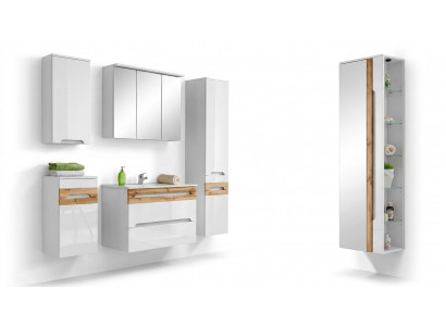 Design Buedzëmmer Miwwelen Buedzëmmer 5 Deeler Set Dekor Garnitur Schaf Wäschbecken