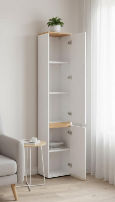 Héichschaf Buedzëmmern Regal Hängeschaf 176cm Buedzëmmer Miwwelen