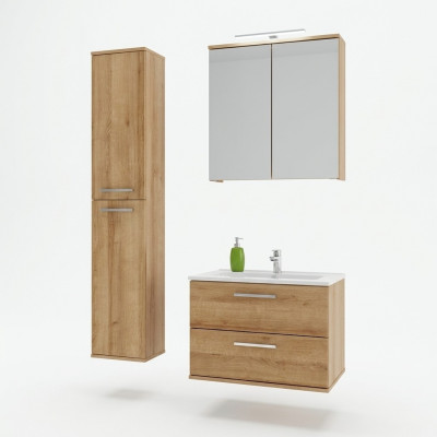 Designe Buedzëmmer Miwwelen Buedem 3-deelech Deko Set Garnitur Schaf Wäschbecken