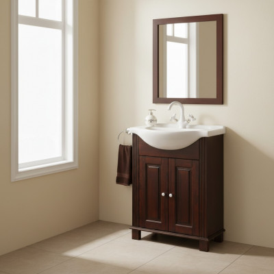 Brongen Ënnerbau fir Lavabo Héichwäerteg Lavabo Buedzëmmer Miwwelen 65cm