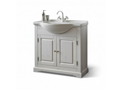 Landhaus Waschtësch Luxus Qualitéit Waschbecken Becken mat Ënnerschaf 85x35x81