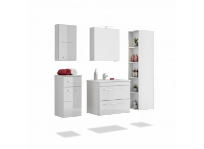Design Buedzëmmer Miwwelen Deko Buedbidde 5 Deeler Set Garnitur Schaf Wäschbecken