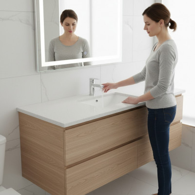 Keramik Wäschbecken Wäschdësch Deko Opsiichtswäschdësch Becken Wäschschossel