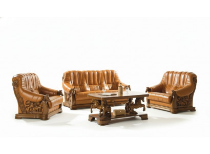 Canapé Zweesëtzer Klassesch Liederdivan Canapé Polstersofa 2 Sëtzer Lieder