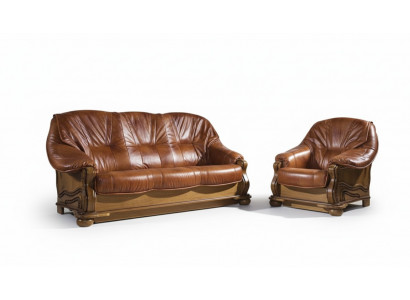 Canapé-Set 3+1+1 Sëtzer Klassesch Wohnlandschaft Polster Couchen Sofas Nei